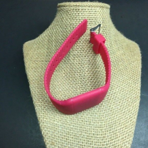 Silicone Led Watch As Is Covered Face Hot Pink Silver Barbie Soft Girl Retro 80s - Picture 2 of 3